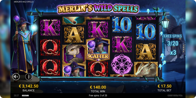 Скриншот слота Wild Spells от Pragmatic Play