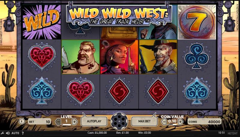 Скриншот слота Wild West от R. Franco Games