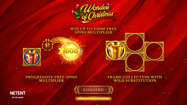 Скриншот слота Wonders of Christmas