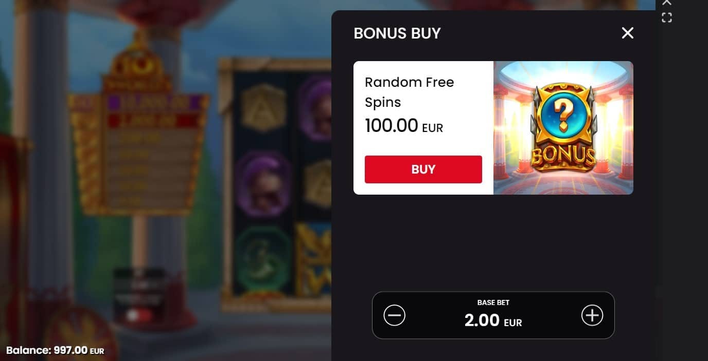 Скриншот слота 10 Swords от Iron Dog Studio
