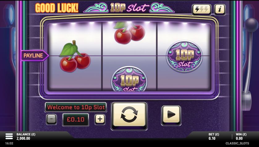 Скриншот слота 10P Slot от GMW