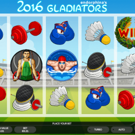 Скриншот слота 2016 Gladiators от Endorphina