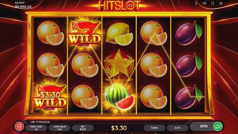 Скриншот слота 2022 Hit Slot от Endorphina