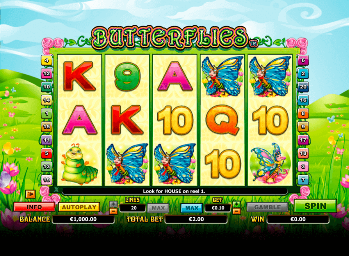 Скриншот слота 3 Butterflies от Play'n GO