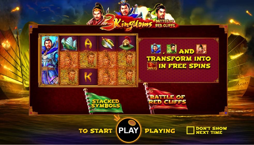 Скриншот слота 3 Kingdoms – Battle of Red Cliffs от Pragmatic Play