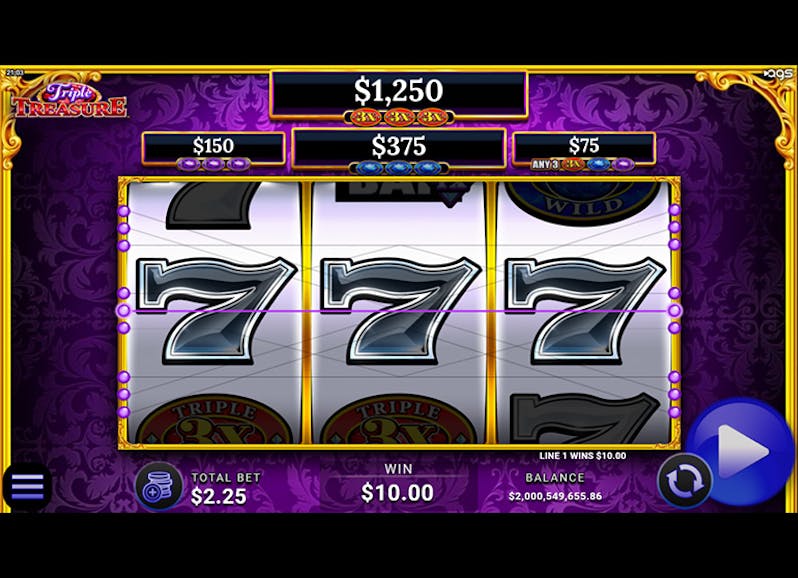 Скриншот слота 3 Treasures от Pragmatic Play