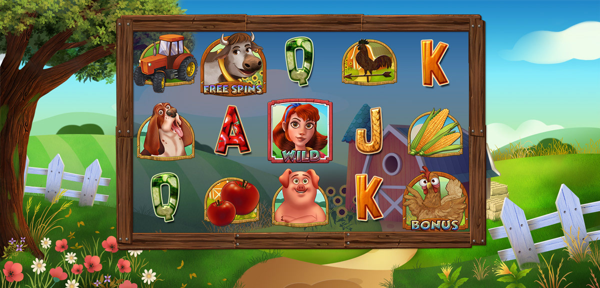 Скриншот слота 3D Farm от EGT