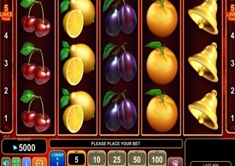 Скриншот слота 5 Burning Heart от EGT Interactive / Amusnet Interactive