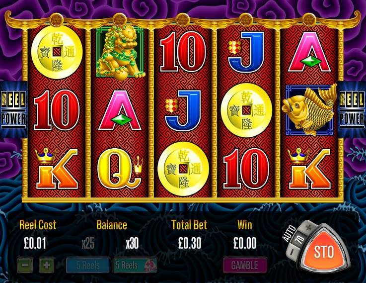 Скриншот слота 5 Dragons от Aristocrat