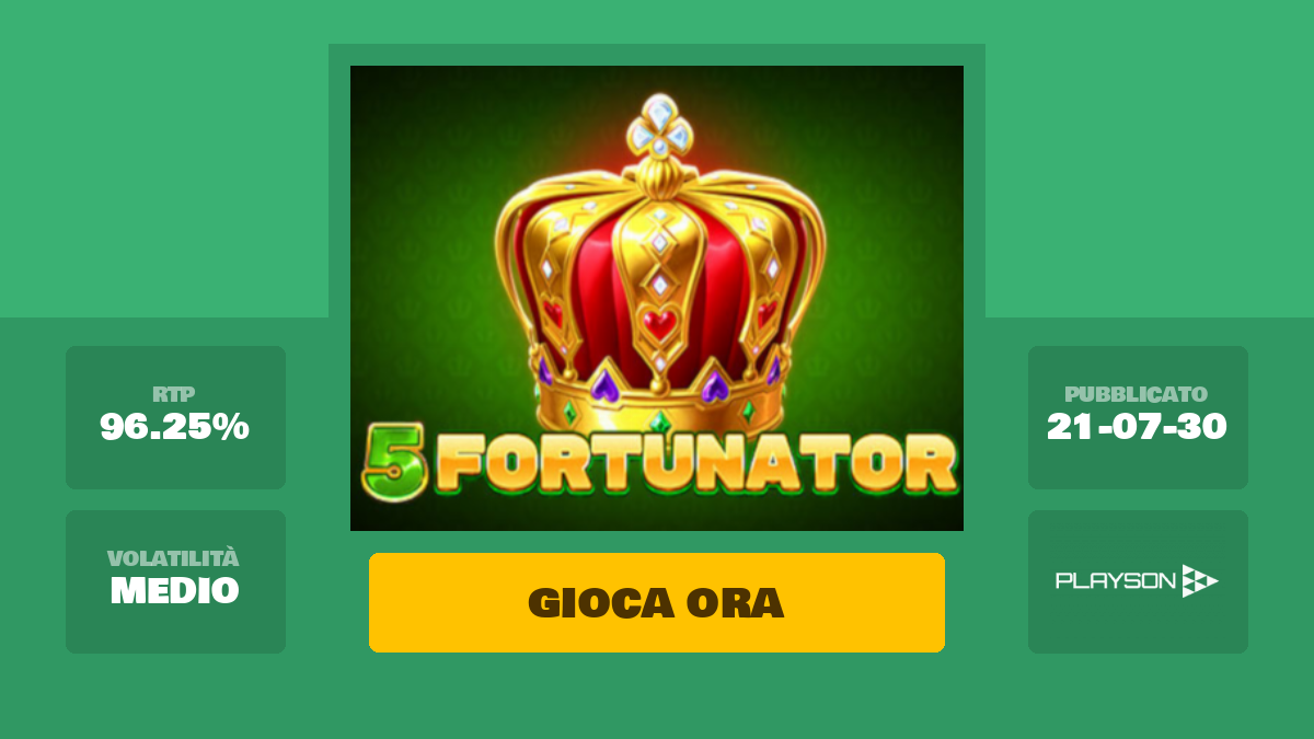 Скриншот слота Обзор игрового автомата 5 Fortunator от Aristocrat