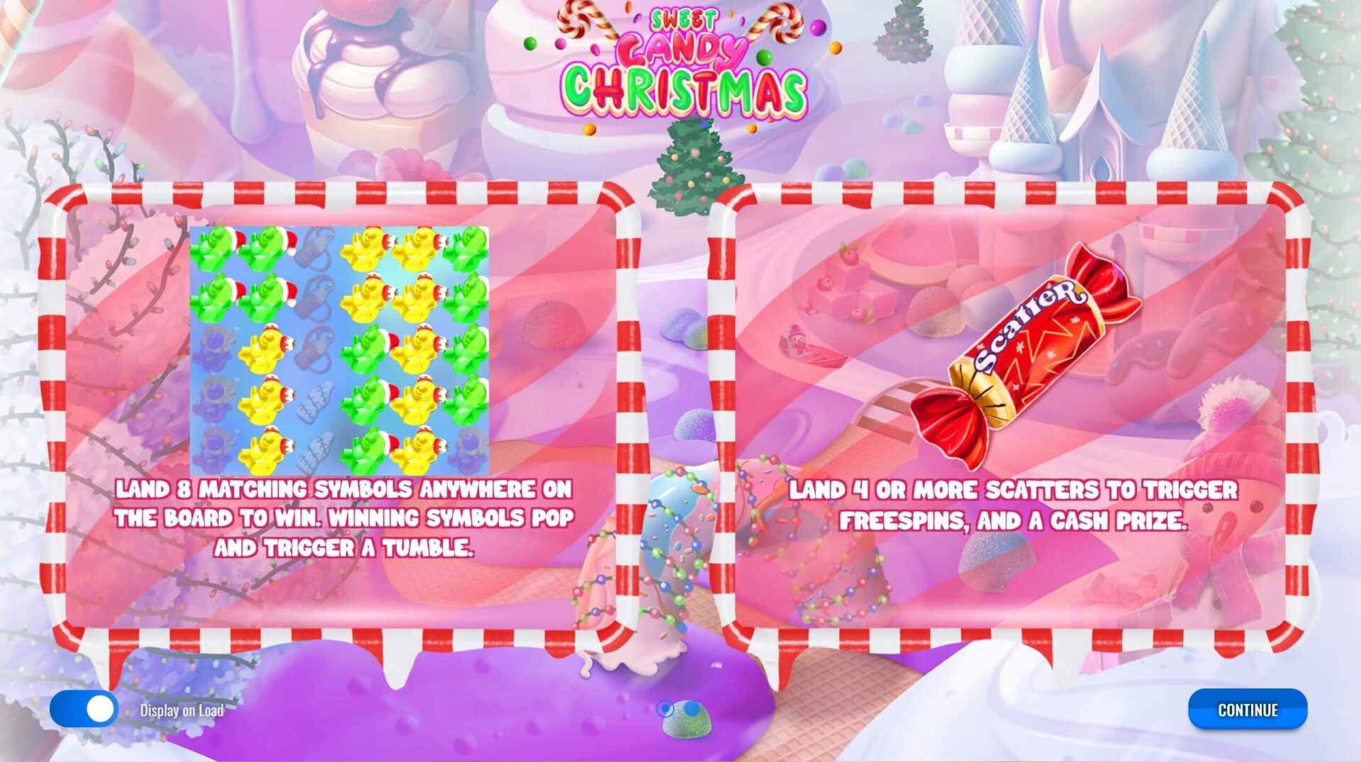 Скриншот слота A Candy Girls Christmas от Spinomenal