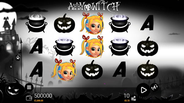 Скриншот слота Abby And The Witch от Zeus Play