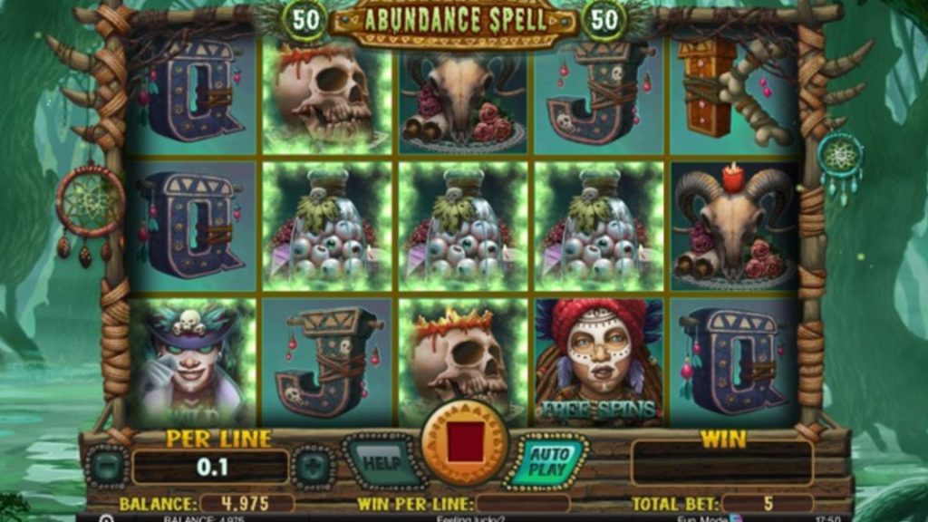 Скриншот слота Abundance Spell от Spinomenal