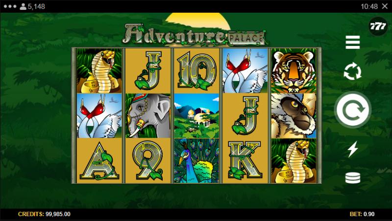 Скриншот слота Adventure Palace от Microgaming