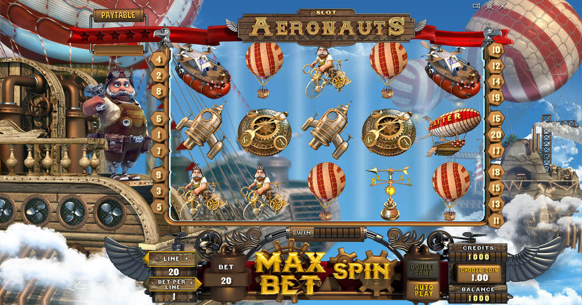 Скриншот слота Aeronauts от Evoplay Entertainment