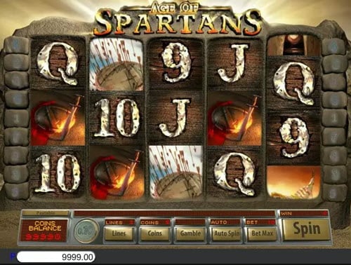 Скриншот слота Age of Spartans от InBet Games