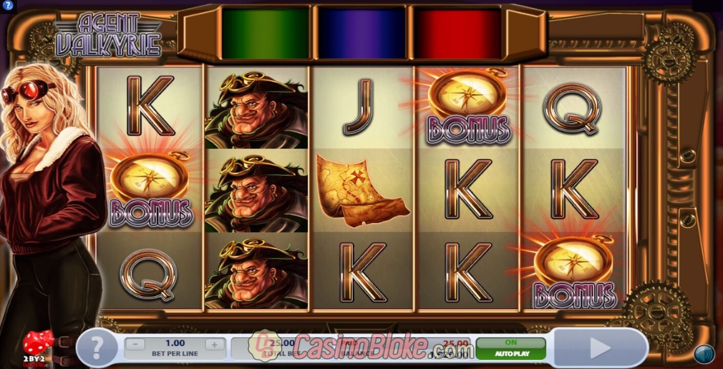 Скриншот слота Agent Valkyrie от Red Tiger Gaming