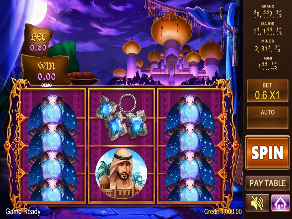 Скриншот слота Aladdin от Red Tiger Gaming