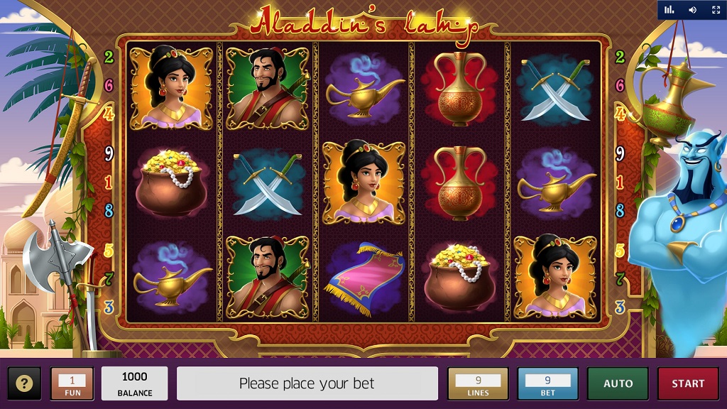Скриншот слота Aladdins Lamp от Inbet Games