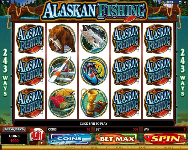Скриншот слота Alaskan Fishing от Microgaming