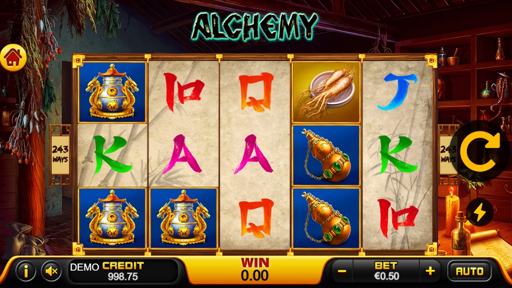 Скриншот слота Alchemy от Kajot Games