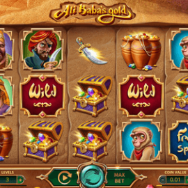 Скриншот слота Ali Baba’s Gold от Leap Gaming