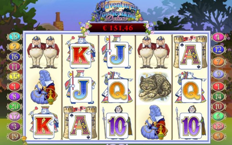 Скриншот слота Alice In Wonderland от iSoftBet