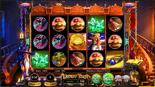 Скриншот слота Alkemor’s Tower от Betsoft