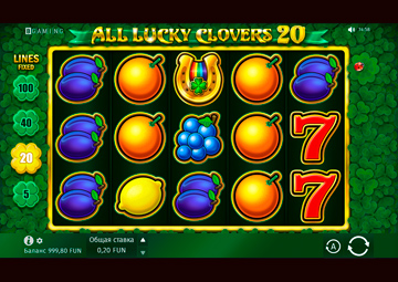 Скриншот слота All Lucky Clovers от BGaming