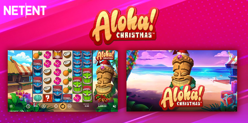 Скриншот слота Aloha! Christmas от NetEnt
