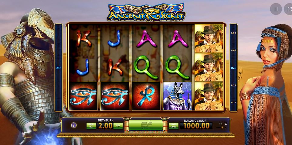 Скриншот слота Ancient Secret от Red Tiger Gaming