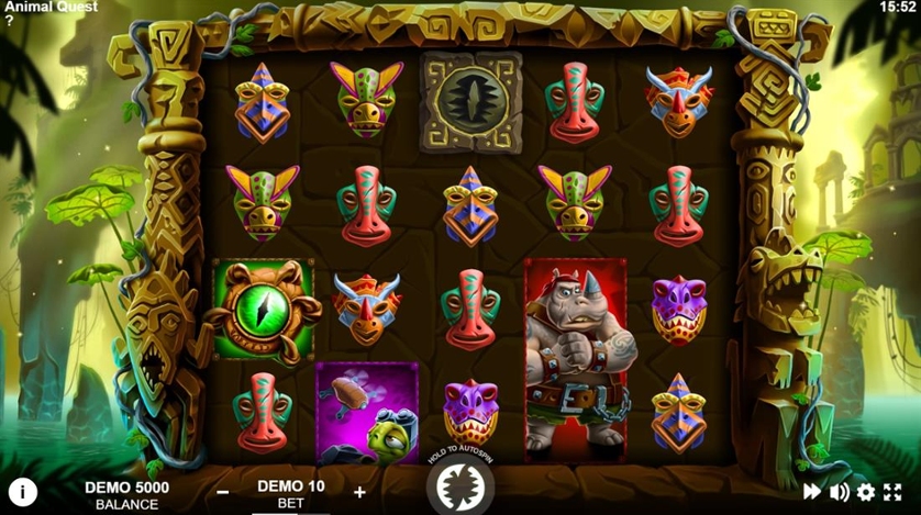 Скриншот слота Animal Quest от Evoplay Entertainment