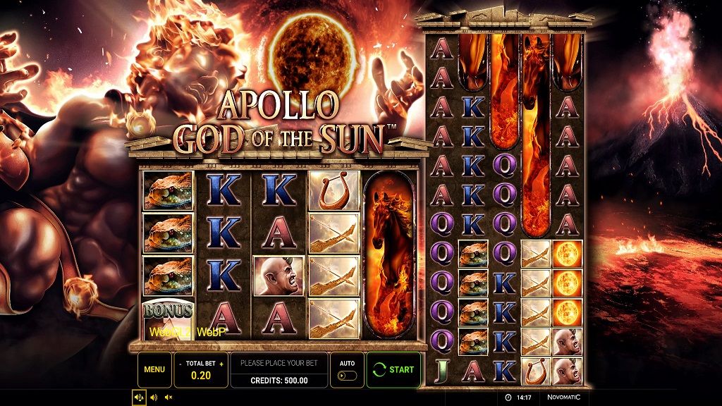 Скриншот слота Apollo God of the Sun от Greentube