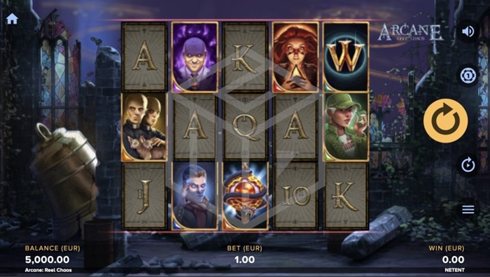 Скриншот слота Arcane Reel Chaos от Red Tiger Gaming