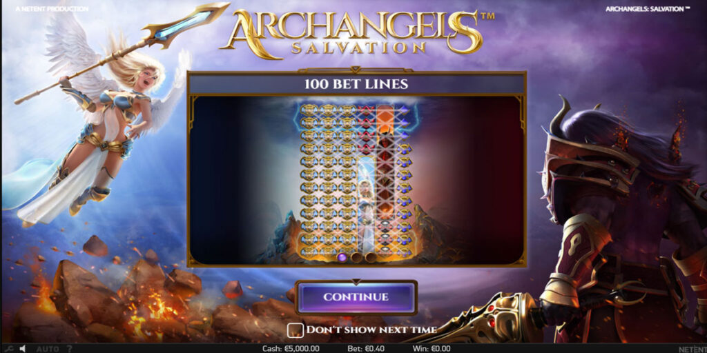 Скриншот слота Archangels: Salvation от Red Tiger Gaming