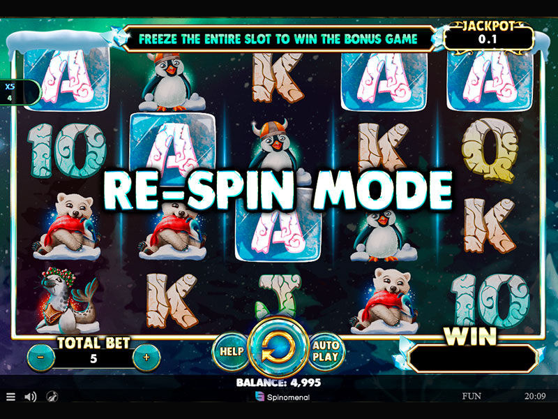 Скриншот слота Arctic Adventures от Spinomenal