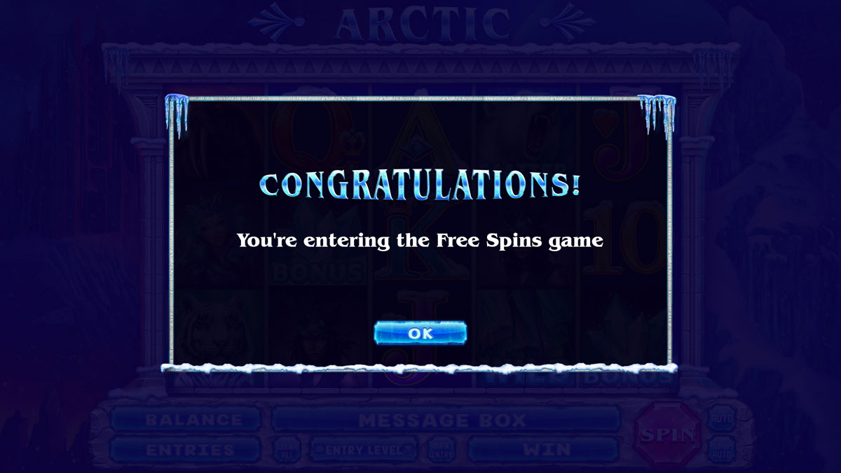 Скриншот слота Arctic Wild от Playtech