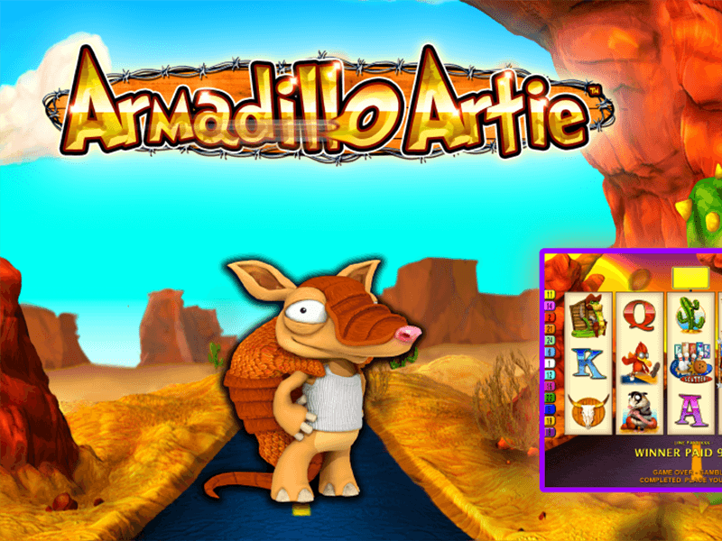 Скриншот слота Armadillo Artie от Quickspin