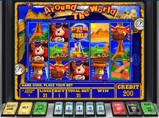 Скриншот слота Around The World от Quickspin