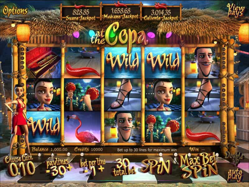 Скриншот слота At the Copa от Betsoft