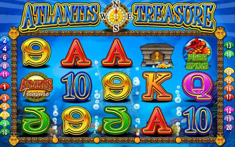 Скриншот слота Atlantis от Red Tiger Gaming