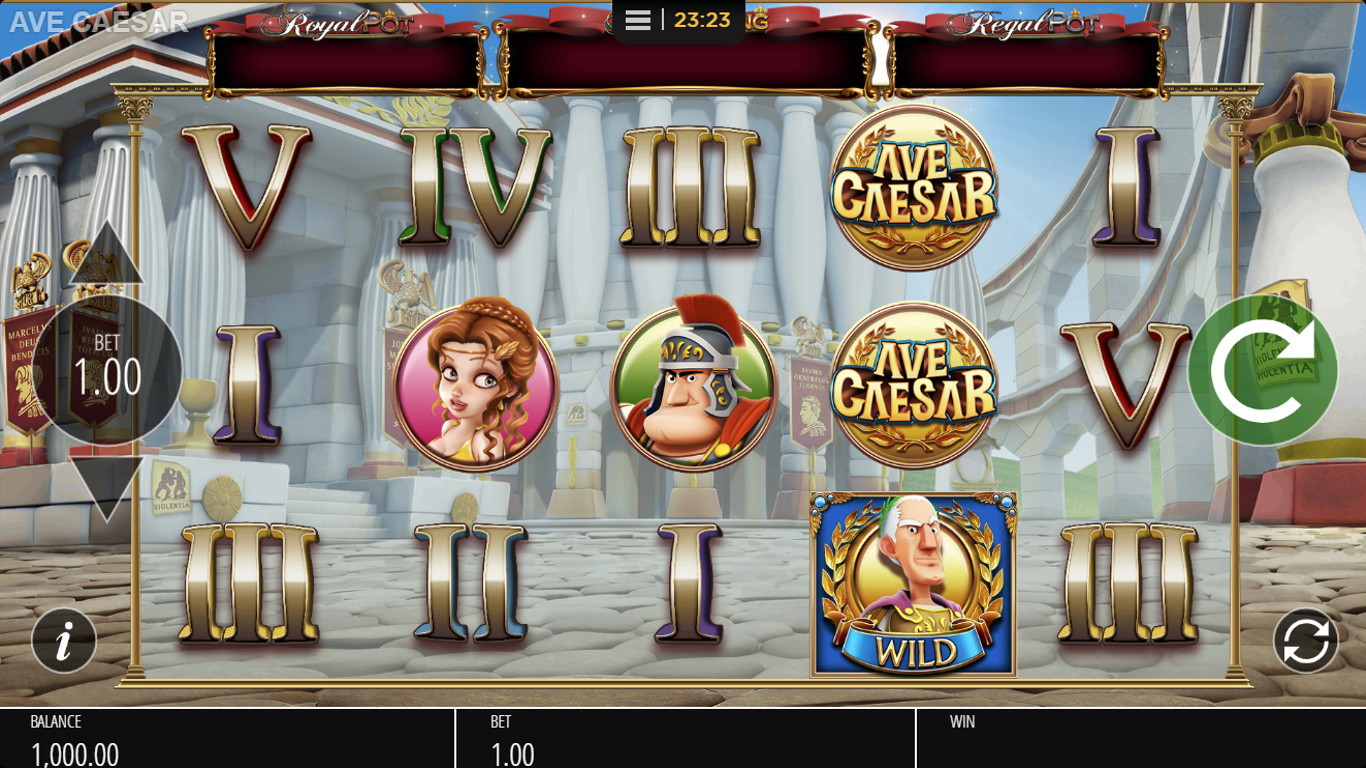 Скриншот слота Ave Caesar: Игровой автомат