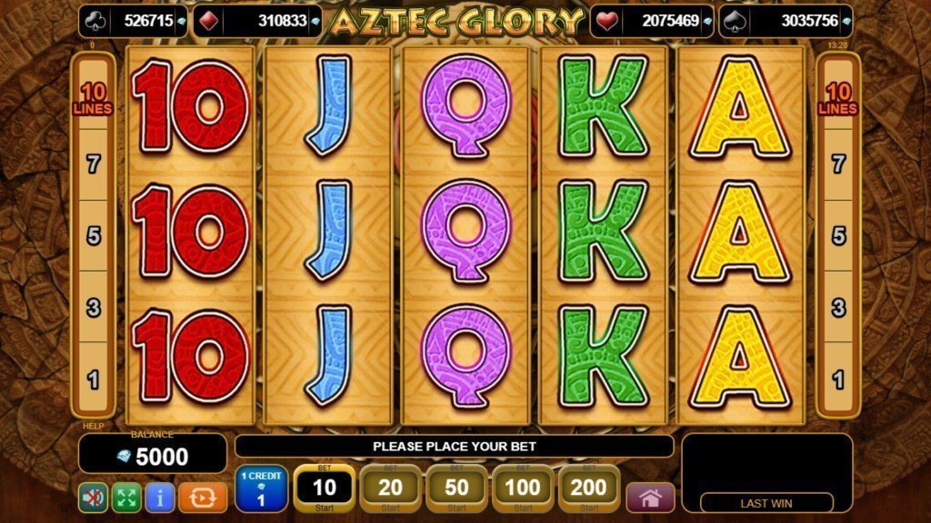Скриншот слота Aztec Glory от Pragmatic Play