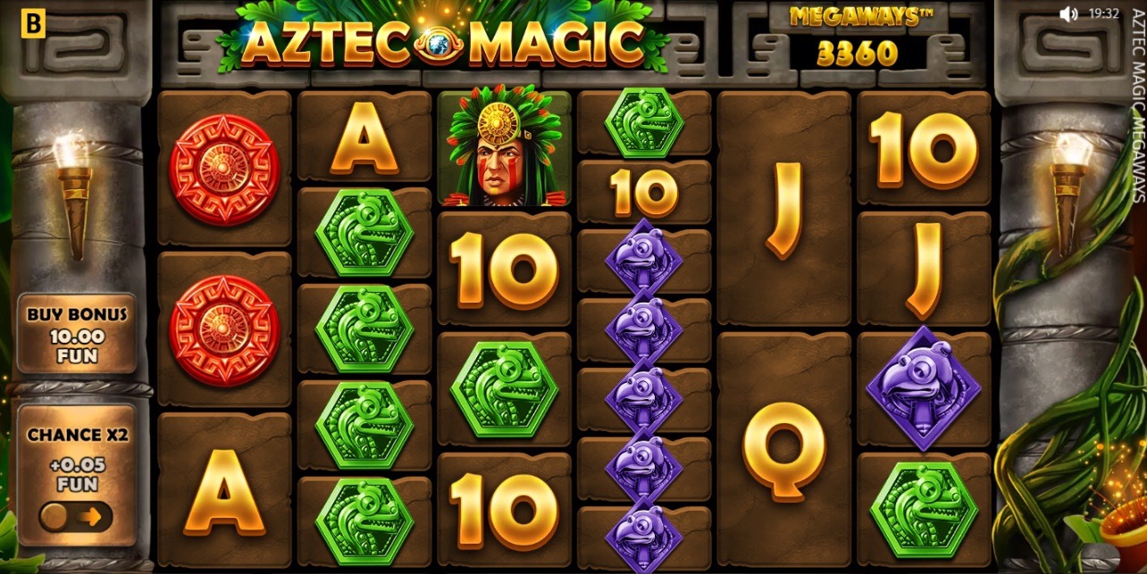 Скриншот слота Aztec Magic Megaways от BGaming
