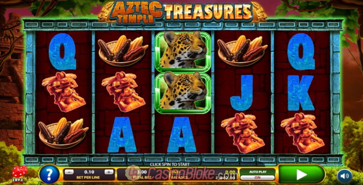 Скриншот слота Aztec Temple Treasures от Amatic Industries