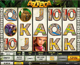Скриншот слота Azteca от Playtech