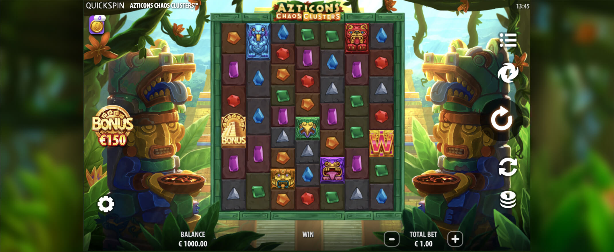 Скриншот слота Azticons Chaos Clusters от Playtech