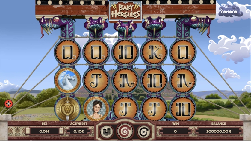 Скриншот слота Baby Hercules от Spade Gaming