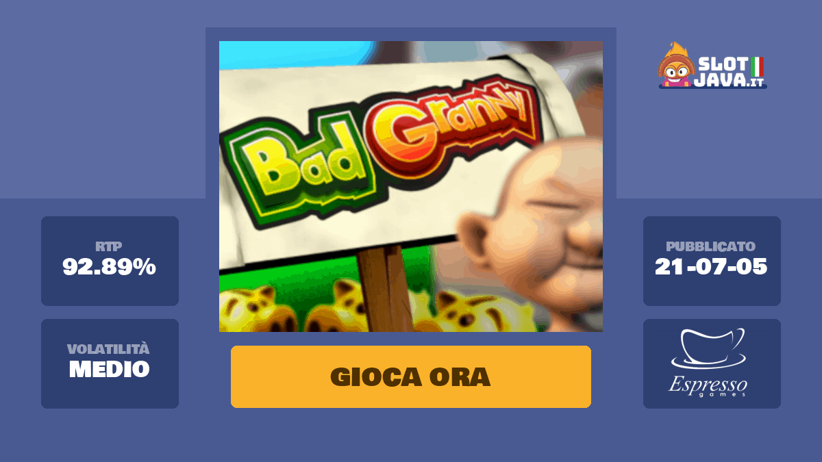 Скриншот слота Bad Granny от Espresso Games
