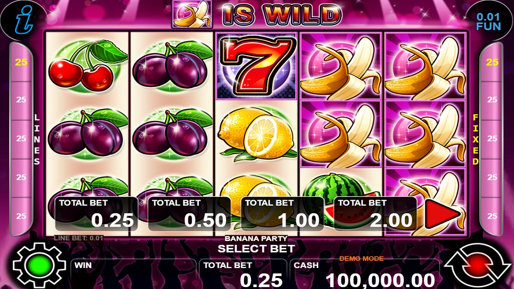 Скриншот слота Banana Bar от Betsoft